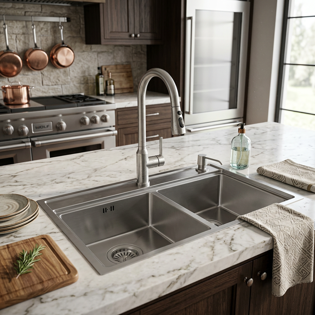 Stainless Steel Kitchen Sink (P02-905) thumbnail 5